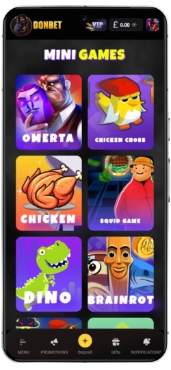 Donbet Mini Games