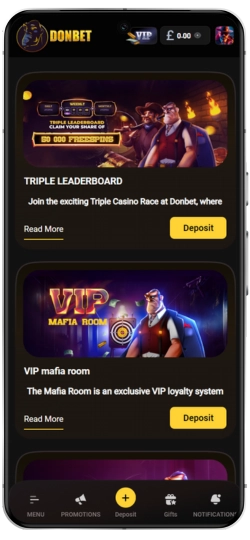 Donbet Promotions