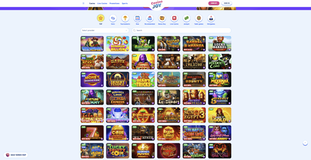 Casino Games Joy Casino