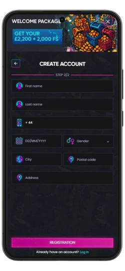 Britsino personalty data