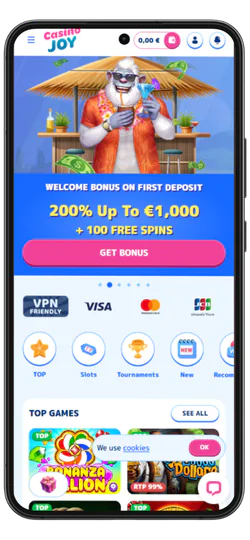 Casino Joy casino screan