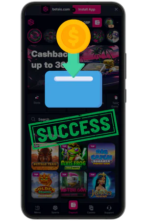 Successful withdrawal Betsio Casino